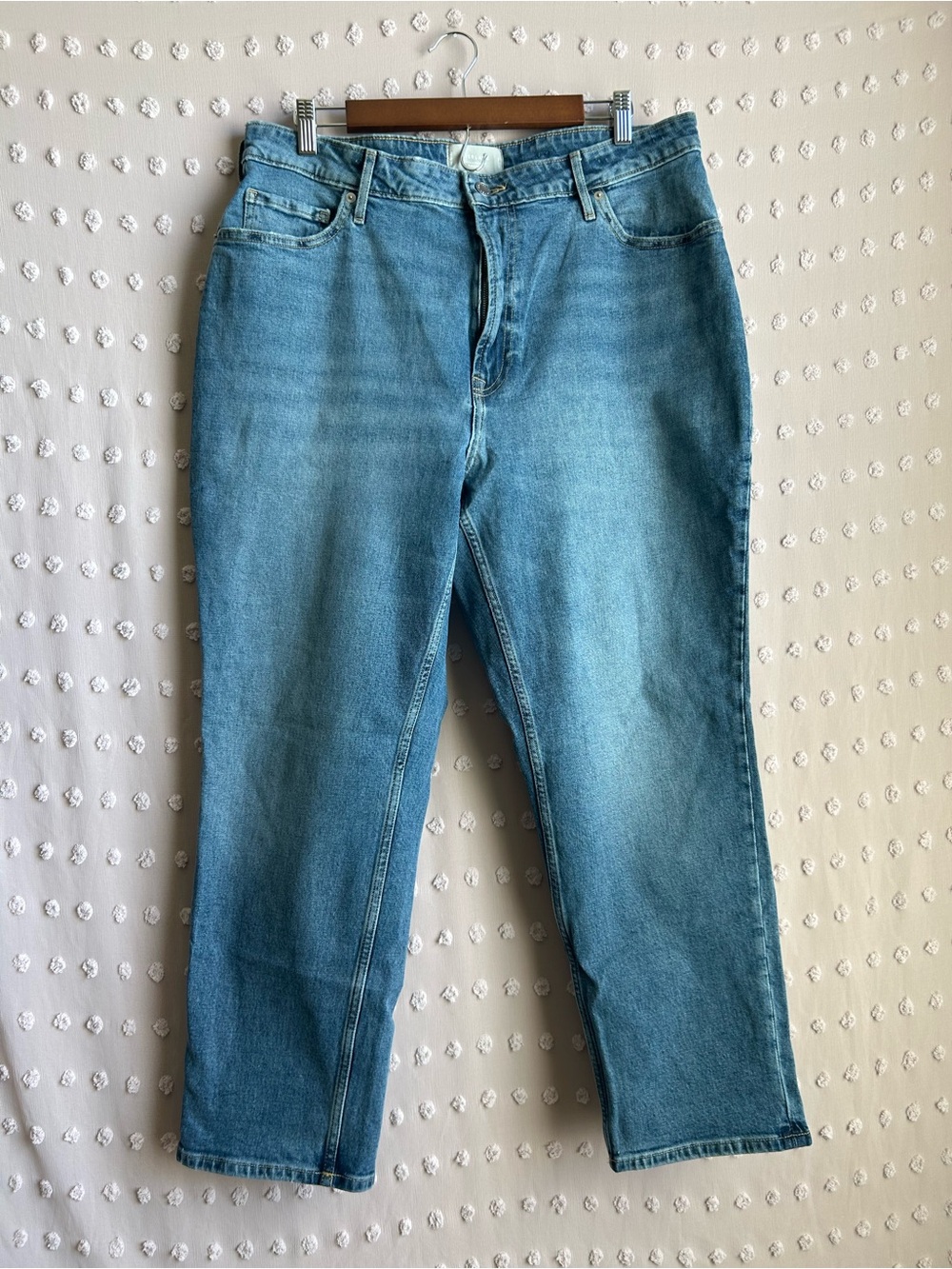 Everlane The Curvy Cheeky Jean Medium Wash Sz 33